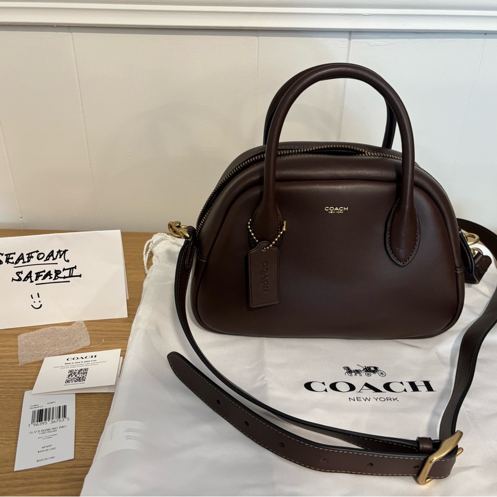 Coach Borough Satchel in Maple